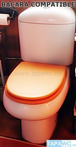 Tapa de WC Gala Bacara compatible madera lacada - Vainsmon