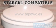 Asiento inodoro STARCK1 compatible tapawc Duravit