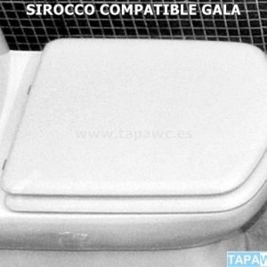 Asiento inodoro SIROCCO tapawc compatible Gala