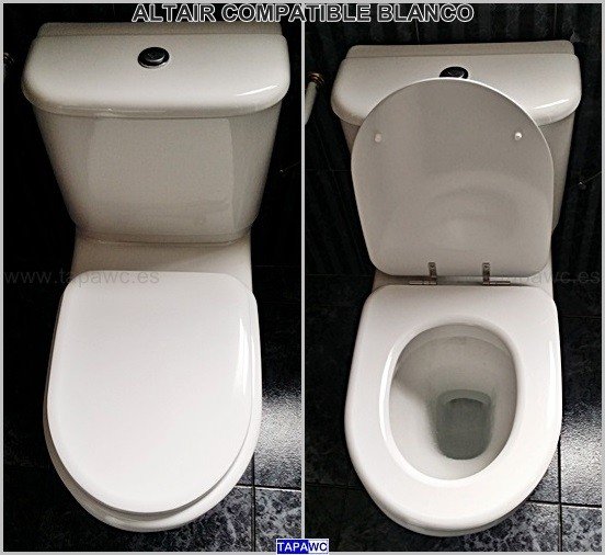 Asiento inodoro ALTAIR  tapawc compatible Jacob Delafon