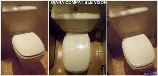 Asiento inodoro DIANA tapawc compatible Gala