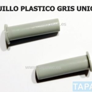 Juego 2 CASQUILLOS UNION EJE plastico gris compatible