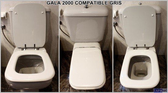Asiento inodoro GALA 2000 tapawc compatible Gala