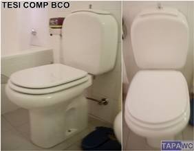 Asiento inodoro TESI tapawc compatible Ideal Standard