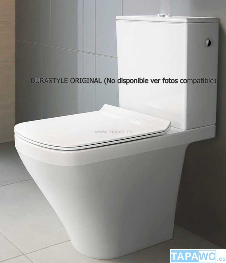 Asiento inodoro DURASTYLE tapawc compatible Duravit - Imagen 2