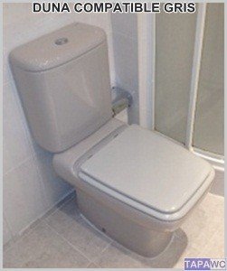 Asiento inodoro DUNA tapawc compatible Bellavista