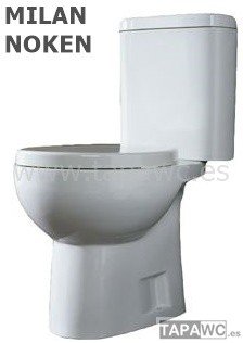 Asiento inodoro MILAN tapawc compatible Noken