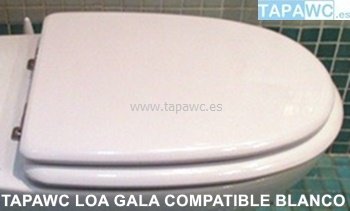 Asiento inodoro LOA tapawc compatible Gala AMORTIGUADO