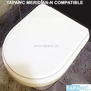 Asiento inodoro MERIDIAN-N Tapawc Compatible Fijo Roca