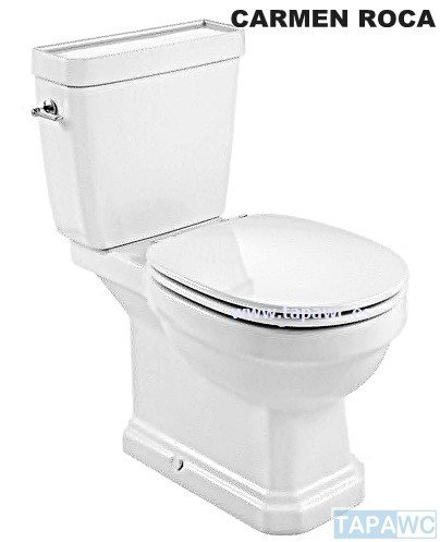 Asiento inodoro CARMEN NUEVO amortiguado Blanco original tapawc Roca