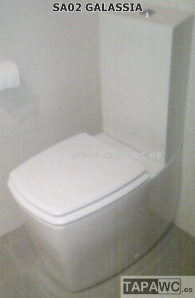 Asiento inodoro SA02 tapawc compatible amortiguado GALASSIA