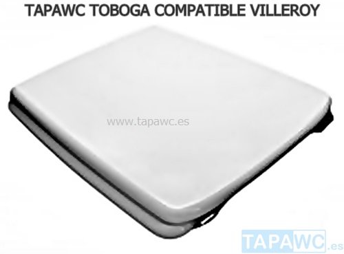 Asiento inodoro TOBOGA tapawc AMORTIGUADO compatible Villeroy