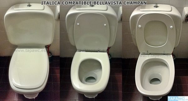 Asiento inodoro ITALICA tapawc compatible Bellavista
