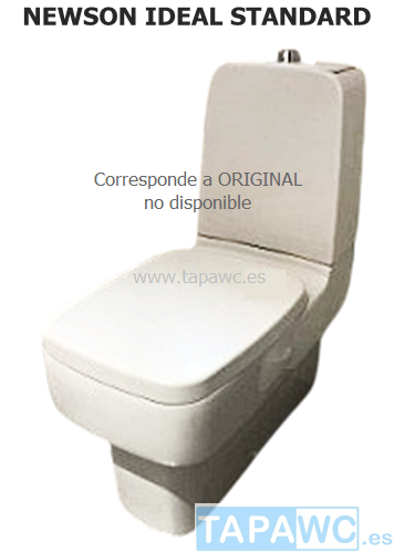 Asiento inodoro NEWSON tapawc compatible Ideal Standard