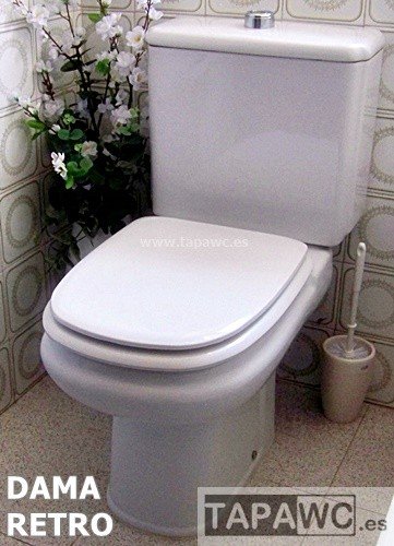 Asiento inodoro DAMA RETRO tapawc compatible Roca