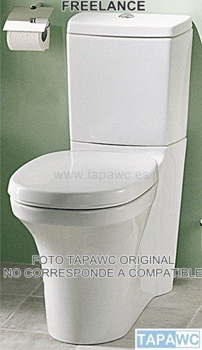 Asiento inodoro FREELANCE tapawc compatible Jacob Delafon