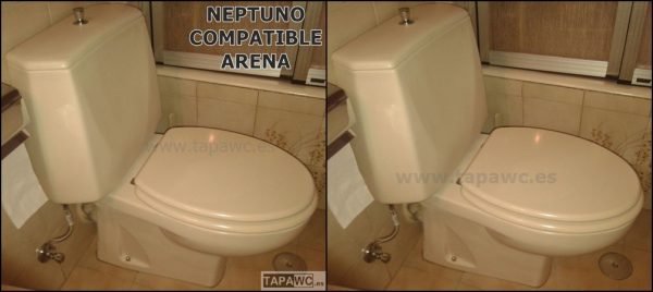 Asiento inodoro NEPTUNO tapawc compatible Jacob Delafon