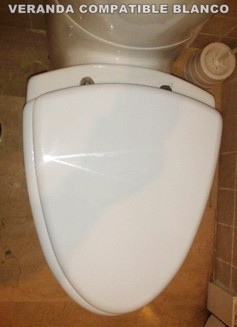 Asiento inodoro VERANDA tapa wc compatible Roca AMORTIGUADO