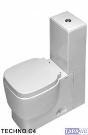 Asiento inodoro TECHNO C4 fijo tapawc compatible Cifial