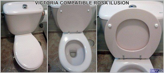 Asiento inodoro VICTORIA tapawc compatible Roca