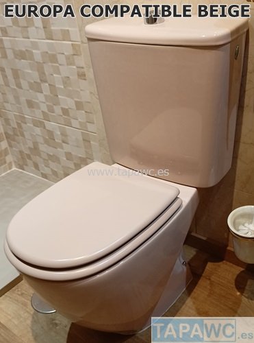 Asiento inodoro EUROPA Tapawc Compatible Porsan/Sangra AMORTIGUADO