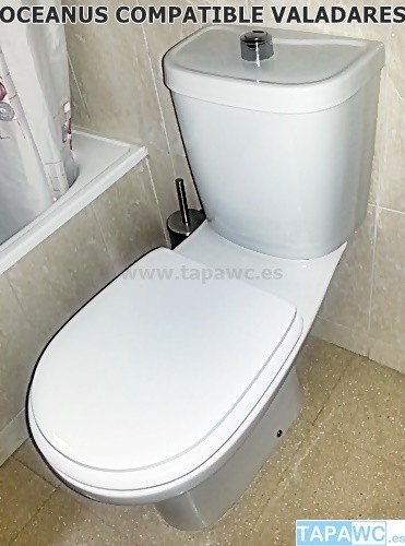 Asiento inodoro OCEANUS tapawc compatible amortiguado Valadares