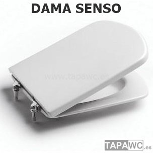 Asiento inodoro DAMA SENSO original tapawc Roca