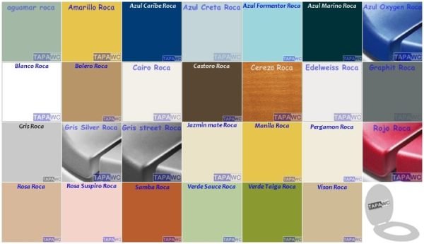 Asiento inodoro GIRALDA tapawc compatible Roca