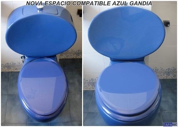 Asiento inodoro NOVA ESPACIO tapawc compatible Gala AMORTIGUADO
