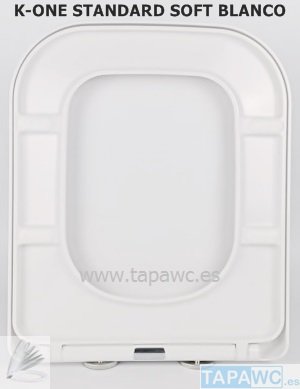 Asiento CUADRADO STANDARD AMORTIGUADO K-ONE envolvente square tapawc