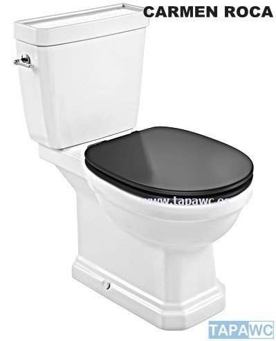 Asiento inodoro CARMEN NUEVO amortiguado Blanco original tapawc Roca