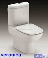 Asiento inodoro VERONICA tapawc compatible Roca AMORTIGUADO