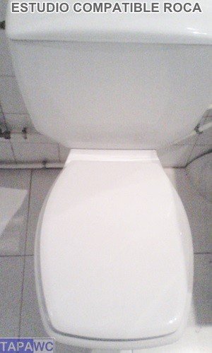 Asiento inodoro ESTUDIO tapawc compatible Roca