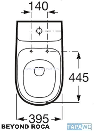 Asiento inodoro BEYOND AMORTIGUADO SUPRALIT original tapawc Roca