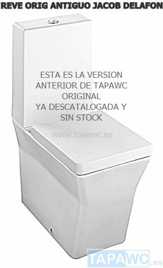 Asiento inodoro REVE amortiguado Blanco original tapawc Jacob Delafon