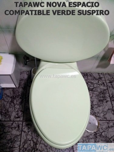 Asiento inodoro NOVA ESPACIO tapawc compatible Gala AMORTIGUADO