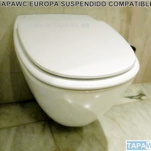 Asiento inodoro SUSPENDIDO EUROPA Tapawc Compatible Porsan/Sangra AMORTIGUADO