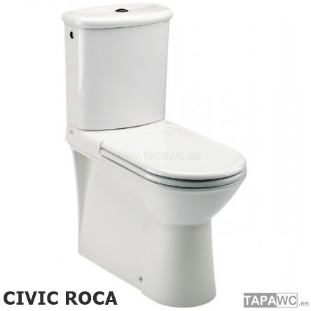 Asiento inodoro CIVIC amortiguado Blanco original tapawc Roca