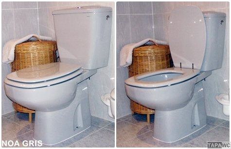 Asiento inodoro NOA Fijo Tapawc Compatible Porsan AMORTIGUADO