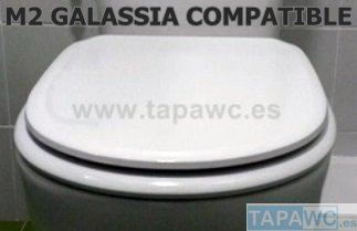 Asiento inodoro M2 - 50 CMS tapawc amortiguado compatible GALASSIA