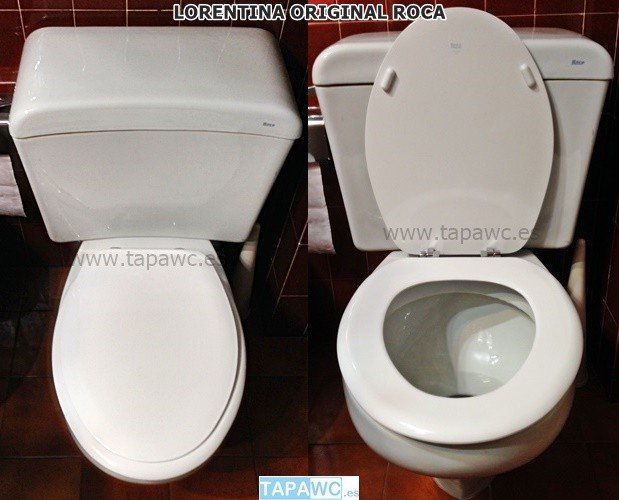Asiento inodoro LORENTINA original tapawc Roca - Imagen 4