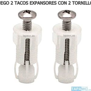 Juego 2 Tacos expansor + 2 tornillo para taco expansor