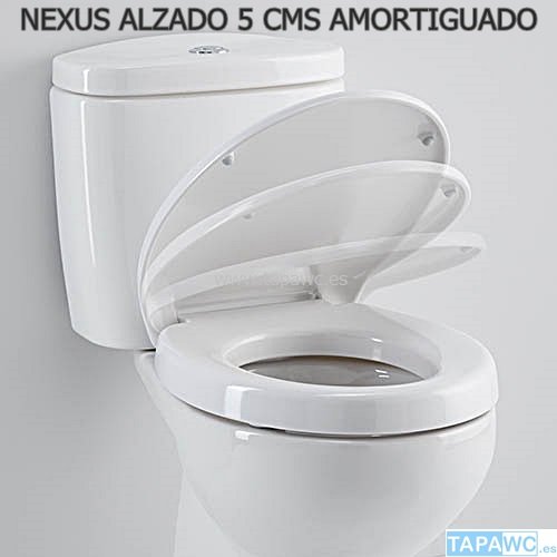 TAPA NEXUS ELEVADOR 5 CMS AMORTIGUADO TAPAWC ESPECIAL (última unidad)
