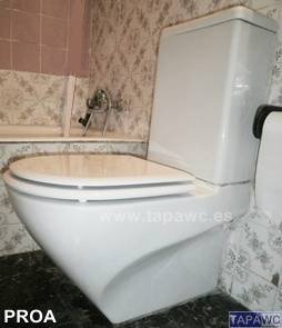 Asiento inodoro PROA tapawc compatible Sangra AMORTIGUADO
