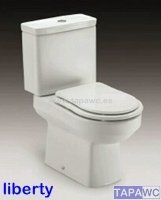 Asiento inodoro LIBERTY tapawc compatible Roca AMORTIGUADO