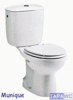Asiento inodoro MUNIQUE tapawc compatible Sanitana