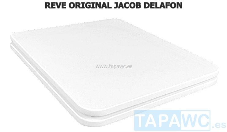 Asiento inodoro REVE amortiguado Blanco ORIGINAL tapa wc Jacob Delafon