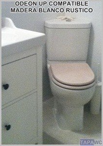 Asiento inodoro ODEON UP COMPACTO 24 tapawc compatible Jacob Delafon