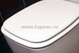Asiento inodoro EMMA SQUARE tapawc compatible Gala AMORTIGUADO