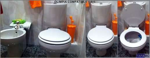 Asiento inodoro OLYMPIA tapawc compatible Bellavista Teka